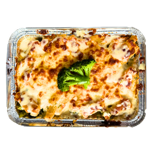 Broccoli Alfredo Baked Ziti