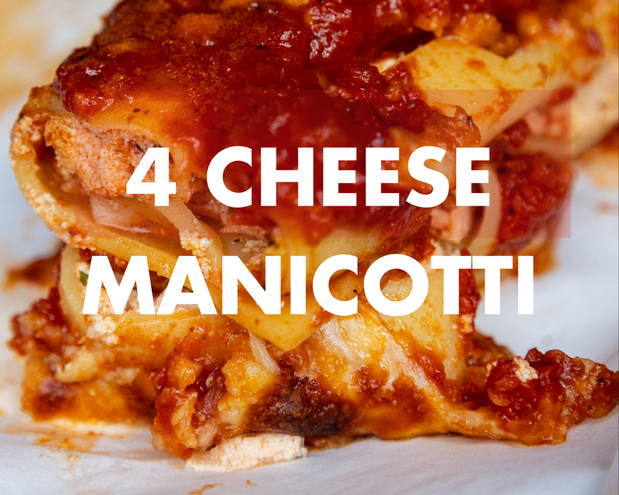 4 Cheese Manicotti-Single Tray