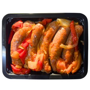 Italian Sausages, Peppers & Onions
