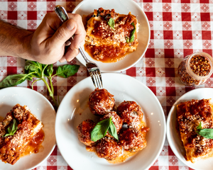 New Baby Bundle No. 2 (Save $40!) 3 Bolognese Lasagnas and 3 Meatballs Parms