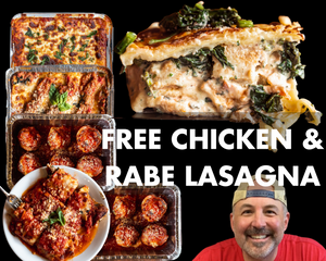 FREE Tray of Chicken & Broccoli Rabe Lasagna! (Save $35)