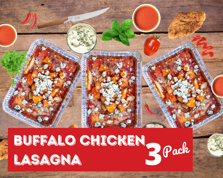 Buffalo Chicken Lasagna 3 Pack - SAVE $15