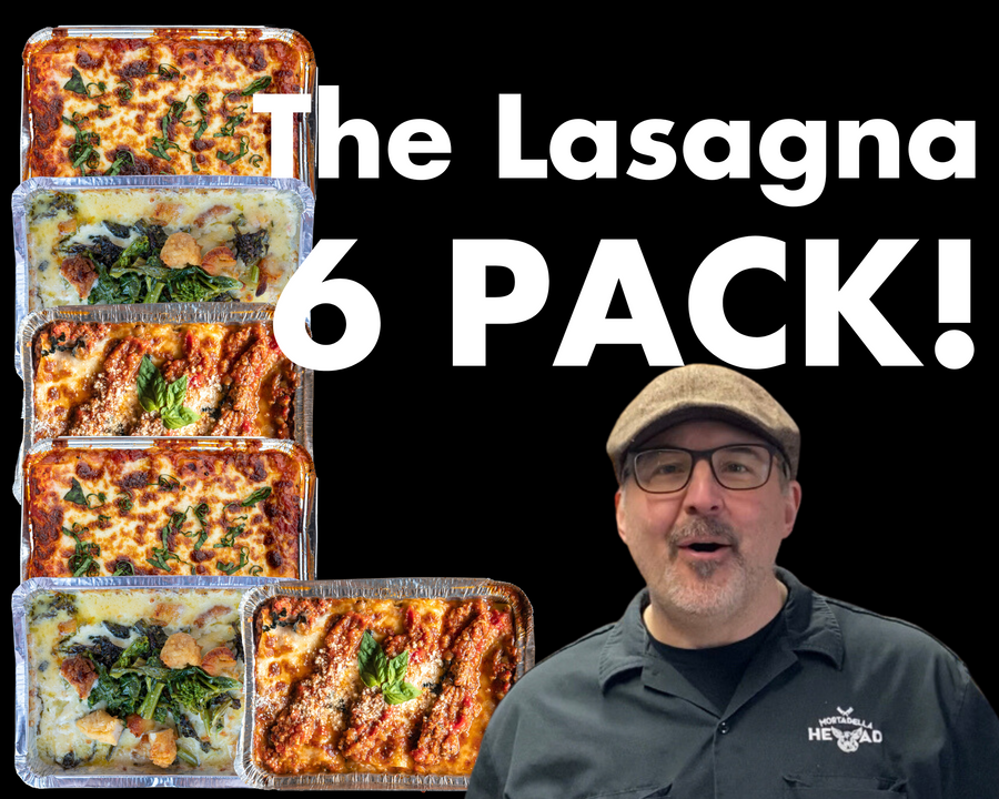 The 6 Pack: 2 Bolognese, 2 Chicken & Rabe, 2 Quattro Formaggi